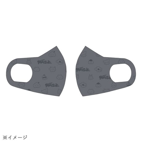 マスク（ゆる名作総柄）