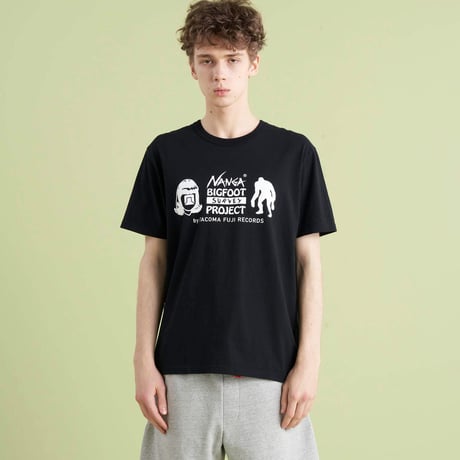 NANGA × TACOMA FUJI RECORDS ／BIGFOOT SURVEY PROJECT LOGO TEE