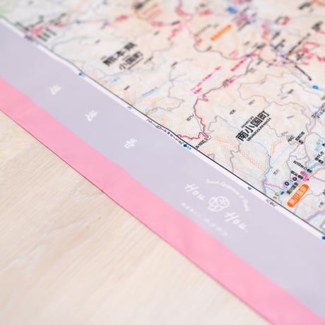 迷迭香 × 山と高原地図 × HouHou「Mt.KUJU MAP FUROSHIKI」