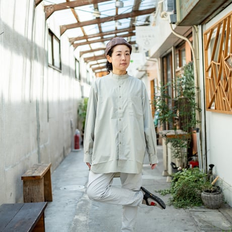 PAPERSKY WEAR ペーパースカイウェア ／ RELAX CAVE TYPEWRITER LONG BIG SHIRT