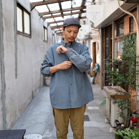PAPERSKY WEAR ペーパースカイウェア ／ HIKE&BIKE CAVE CORDUROY BIG SHIRT