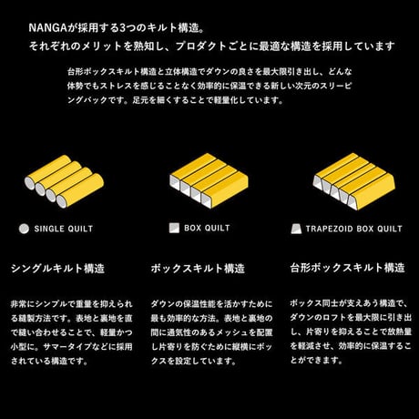 NANGA ナンガ / UDD BAG 380DX