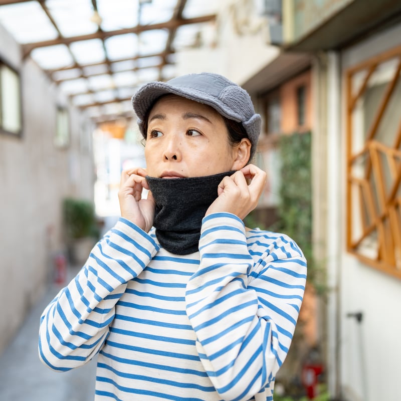 subtle voice サトルボイス ／SV Wool Neck Wrap Short |