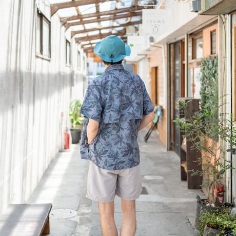 PAPERSKY WEAR ペーパースカイウェア／HIKE&BIKE CAVE BIG HALF SHIRT with Foxfire