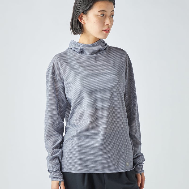 SN／JP 135 ウールメッシュ アクティブ フーディー 2(ユニセックス