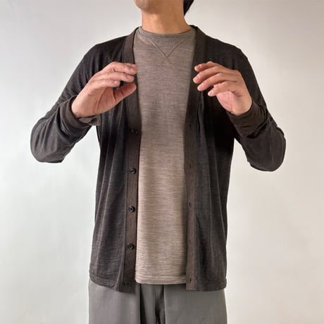 BROWN by 2-tacs ブラウンバイツータックス ／ B34-KN001"BAA cardigan"