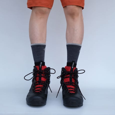 POINT6 ポイントシックス / Hiking Mixed Stripe Medium Crew