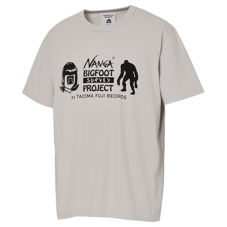 NANGA × TACOMA FUJI RECORDS ／BIGFOOT SURVEY PROJECT LOGO TEE
