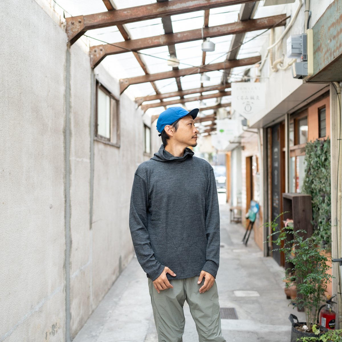 SN ／ JP 190 ワッフル フーディー ロングスリーブ(ユニセックス) | 旅 