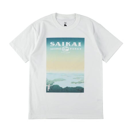 PAPERSKY WEAR ペーパースカイウェア ／ National Parks of Japan T-SHIRT（PAPERSKY with chalkboy）