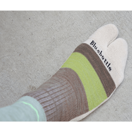 atelierbluebottle アトリエブルーボトル / Hiker's SOCKS - STRIPED