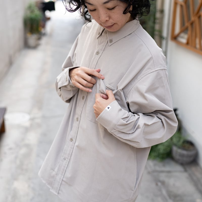 PAPERSKY WEAR】HIKE&BIKE CAVE OXFORD BIG SHIRT（