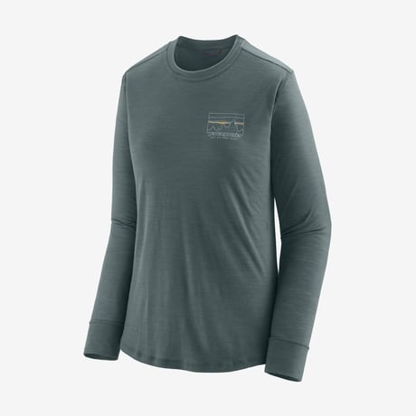 patagonia パタゴニア ／ ウィメンズ・ロングスリーブ・キャプリーン・クール・メリノ・グラフィック・シャツ