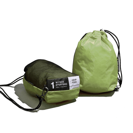 PAAGO WORKS パーゴワークス / W-FACE STUFF BAG 1