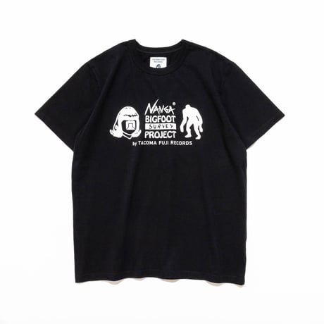 NANGA × TACOMA FUJI RECORDS ／BIGFOOT SURVEY PROJECT LOGO TEE