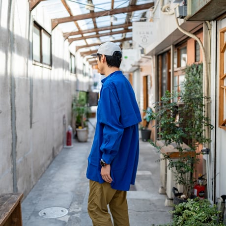 PAPERSKY WEAR ペーパースカイウェア ／ RELAX CAVE TYPEWRITER LONG BIG SHIRT