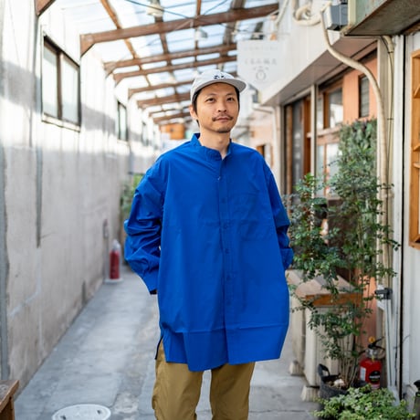 PAPERSKY WEAR ペーパースカイウェア ／ RELAX CAVE TYPEWRITER LONG BIG SHIRT