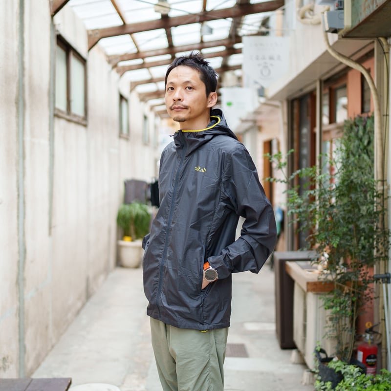Rab バイタルフーディ　ライトナイロンジャケット 青 Rab Vital Hoody - Rimba