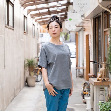 アトリエセッセ / 街と山のTシャツ メンズサイズ
