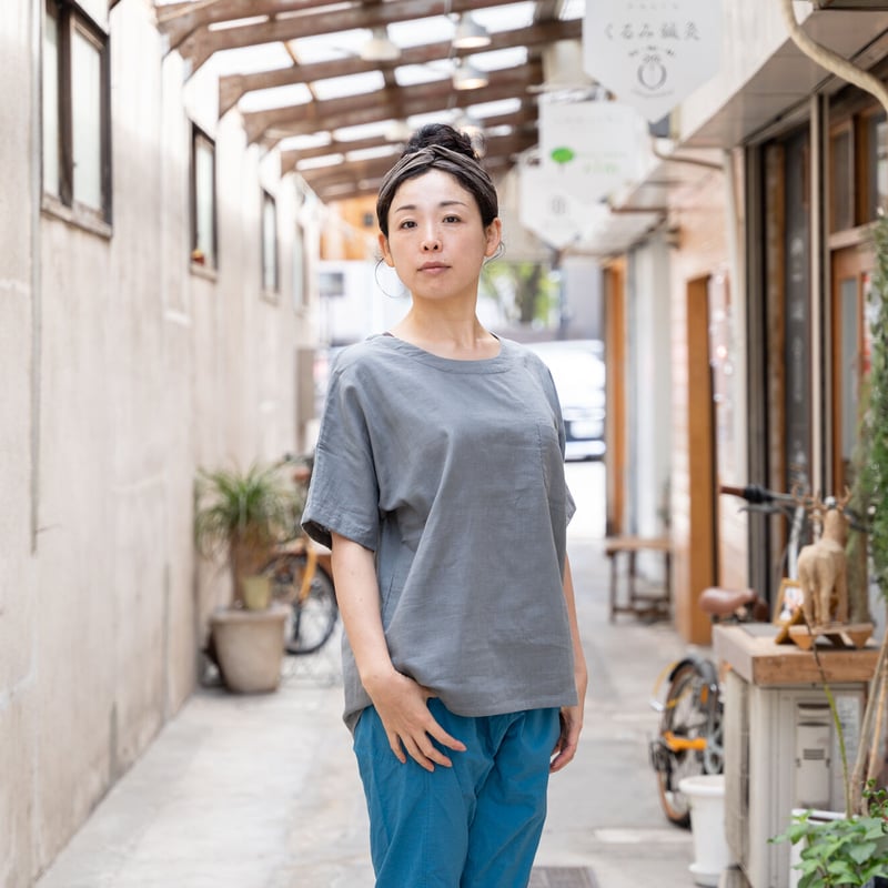 アトリエセッセ / 街と山のTシャツ メンズサイズ | 旅道具と人 HouHou