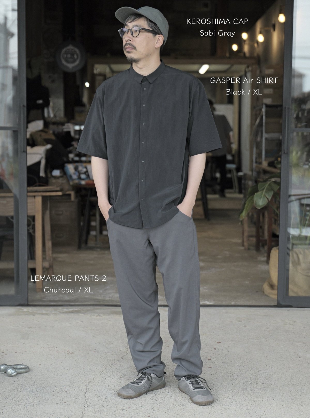 ヌルク ギャスパーエアシャツ ベージュ S nruc Nruc】GASPER Air SHIRT | Pay ID
