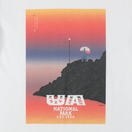 PAPERSKY WEAR ペーパースカイウェア ／ National Parks of Japan T-SHIRT（PAPERSKY with chalkboy）
