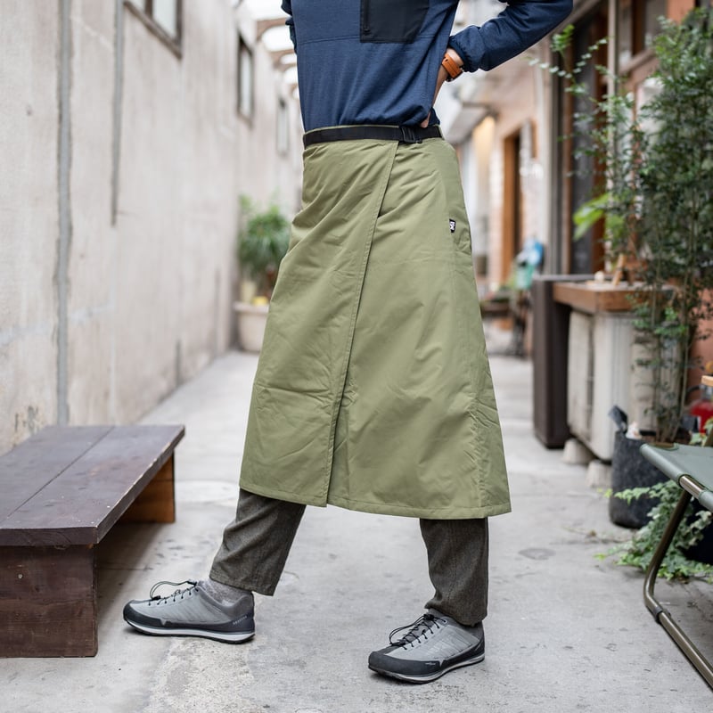 ☆ミレー・ブリーズバリヤーパフスカート(OLIVE)☆秋冬用 MILLET