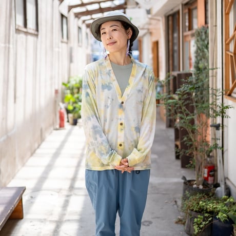 BROWN by 2-tacs ブラウンバイツータックス／B35-KN005-2 "BAA cardigan"(Tie dye)