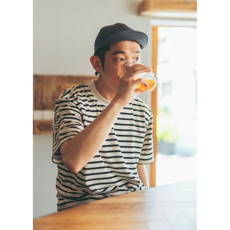 BRING／DRYCOTTONY ヘビーウェイトボーダーTシャツ