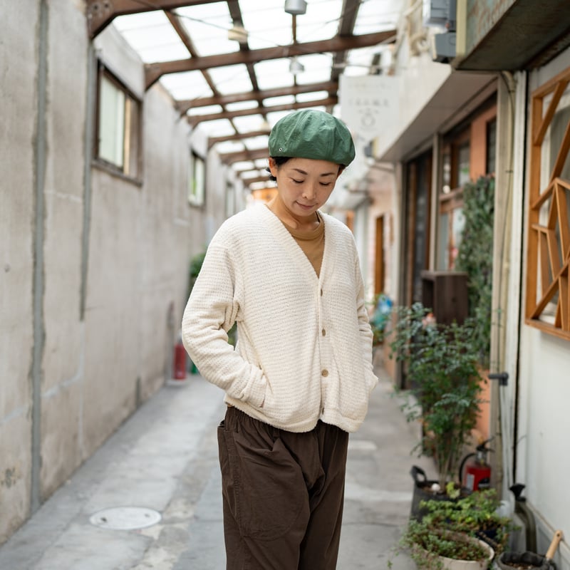 【極美品】マウンテンデイジープロダクト カーディガン チャイ MOUNTAIN DAISY PRODUCTS マウンテンデイジープロダクツ