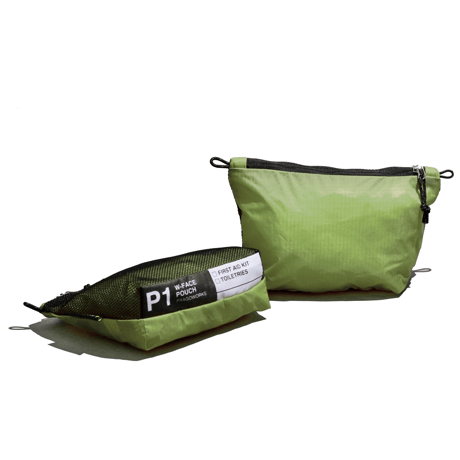 PAAGO WORKS パーゴワークス / W-FACE POUCH P1