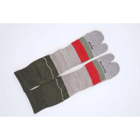 atelierbluebottle アトリエブルーボトル / Hiker's SOCKS - STRIPED