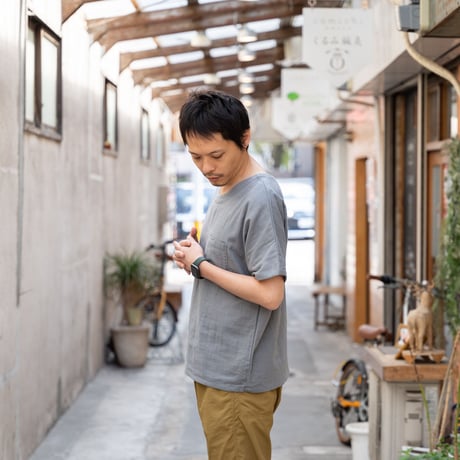 アトリエセッセ / 街と山のTシャツ メンズサイズ