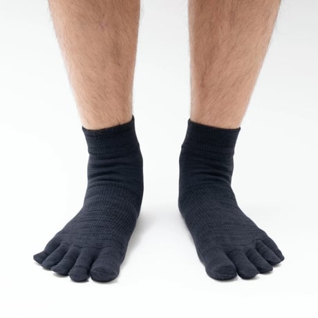 YUBI SOCKS ユビソックス ／ Toe Socks Quarter Crew Axio Wool