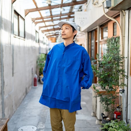 PAPERSKY WEAR ペーパースカイウェア ／ RELAX CAVE TYPEWRITER LONG BIG SHIRT