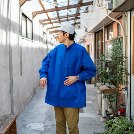 PAPERSKY WEAR ペーパースカイウェア ／ RELAX CAVE TYPEWRITER LONG BIG SHIRT