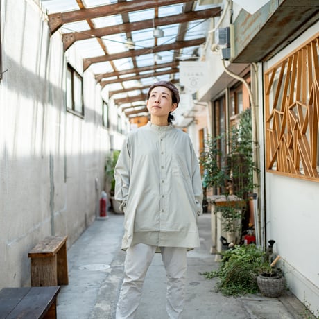 PAPERSKY WEAR ペーパースカイウェア ／ RELAX CAVE TYPEWRITER LONG BIG SHIRT