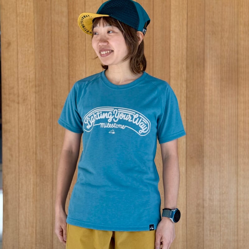 milestone tシャツ　run+music milestone tシャツ run+music milestone × stamp run & co. 販売