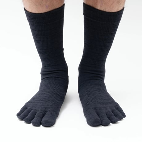YUBI SOCKS ユビソックス ／ Toe Socks Crew Axio Wool