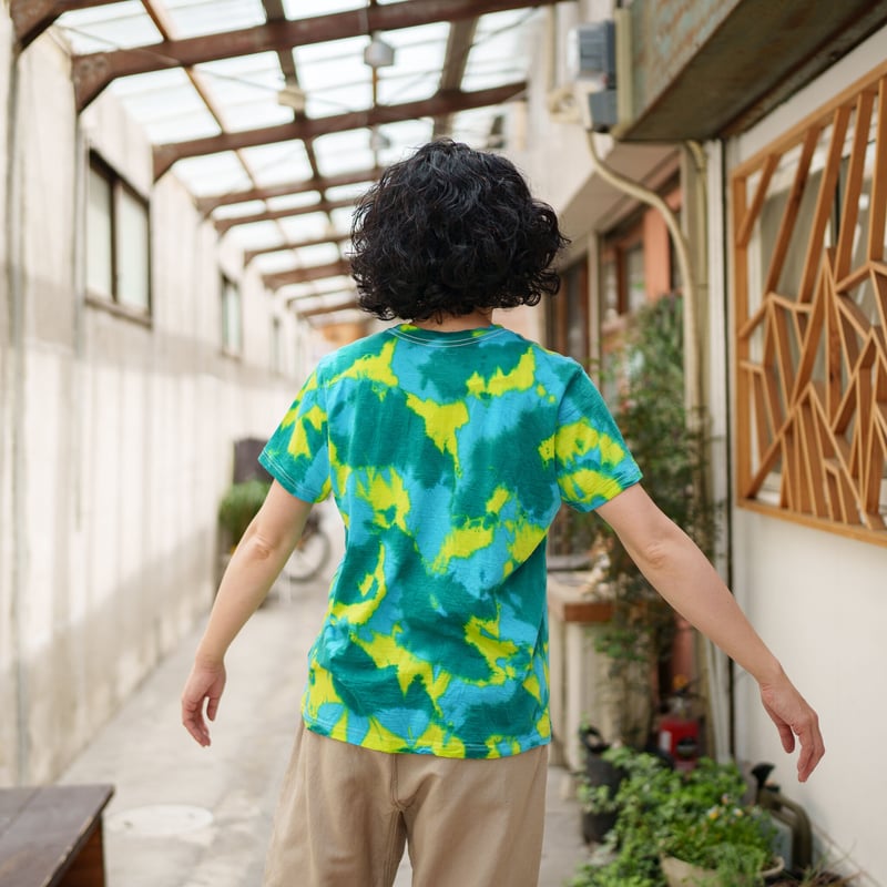 BROWN by 2-tacs BAA Pocket T タイダイ Lサイズ