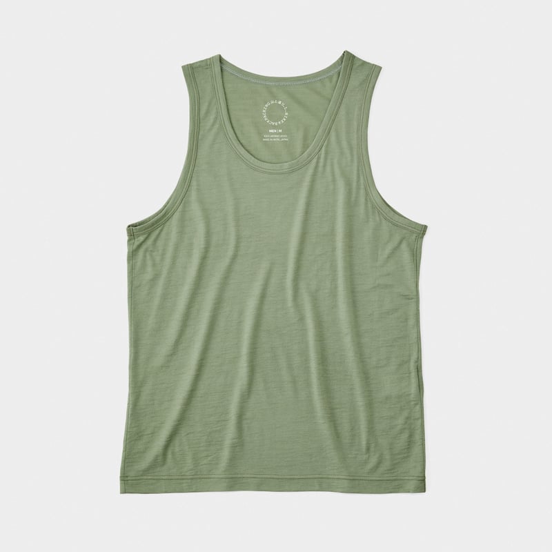 山と道／100% Light Merino Tank Top - Men (2025)【在庫有