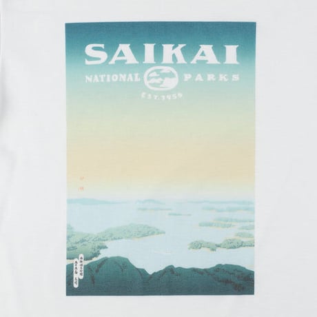PAPERSKY WEAR ペーパースカイウェア ／ National Parks of Japan T-SHIRT（PAPERSKY with chalkboy）