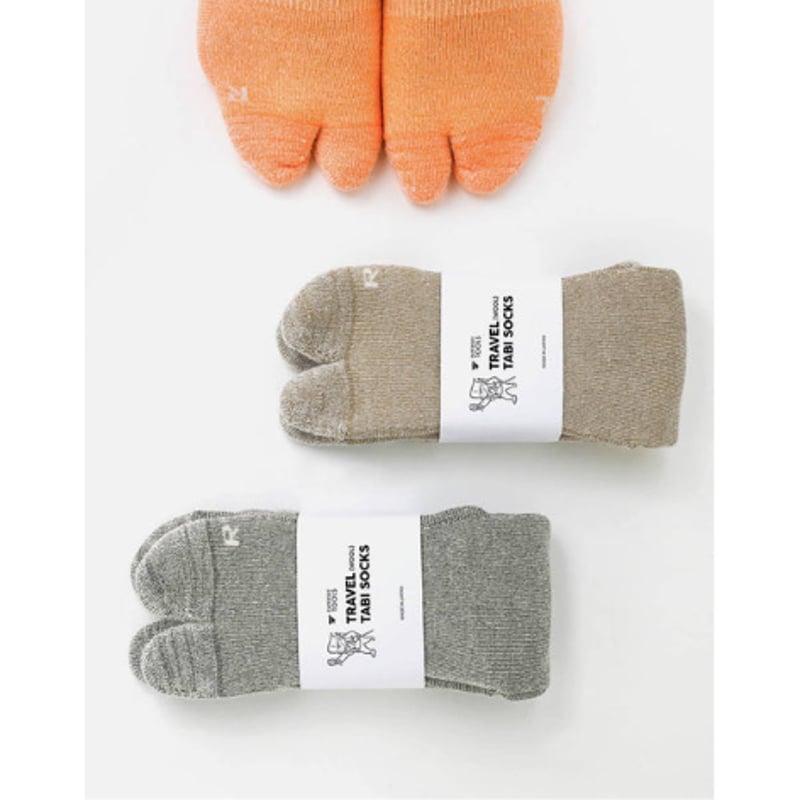 PAPERSKY / TRAVEL TABI SOCKS (WOOL) | 旅道具と人 Hou 