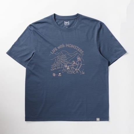 narifuri ナリフリ ／narifuri × [sn] super.natural リフモンTシャツ