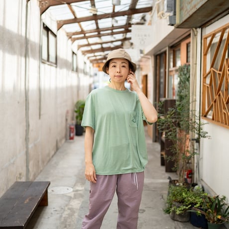 icebreaker × HouHou × CHALKBOY／別注メリノ150 SS ポケットT