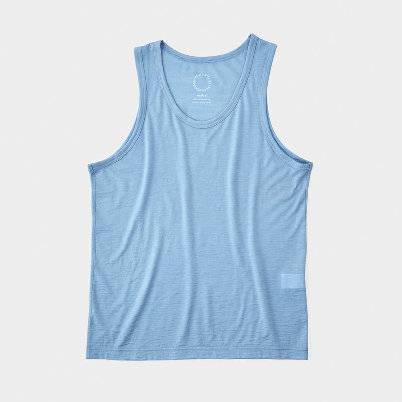 山と道　メリノウールタンクトップ M 山と道／100% Light Merino Tank Top - Men (2025)【在庫有