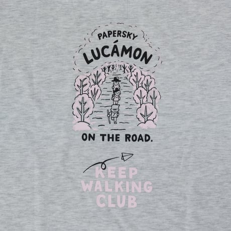 PAPERSKY WEAR ペーパースカイウェア／LUCAMON ON THE ROAD T-SHIRT
