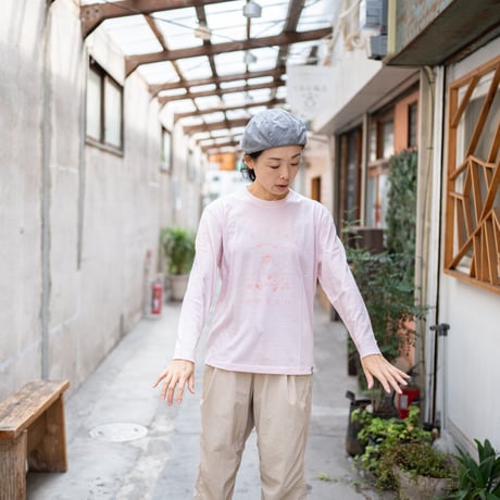 Oritara Onsen T-shirt (L/S)  / HIGASHI ALPS × sn × HouHou 2025
