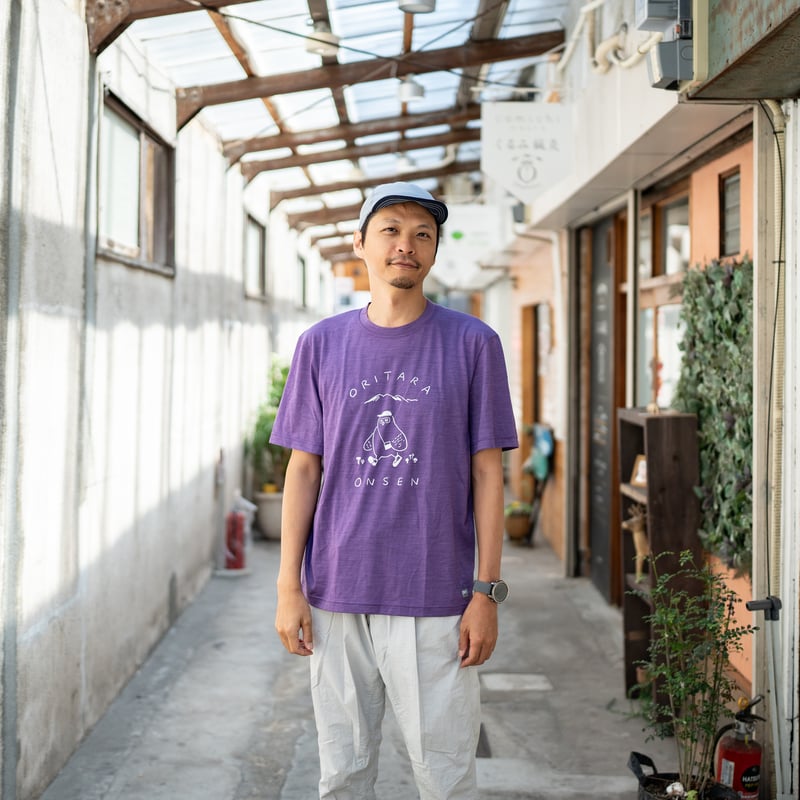 Oritara Onsen T-shirt / HIGASHI ALPS × sn × Hou Oritara Onsen T-shirt / HIGASHI ALPS × sn × Hou