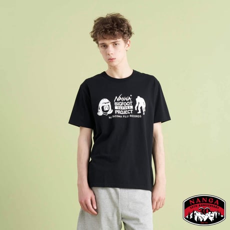 NANGA × TACOMA FUJI RECORDS ／BIGFOOT SURVEY PROJECT LOGO TEE
